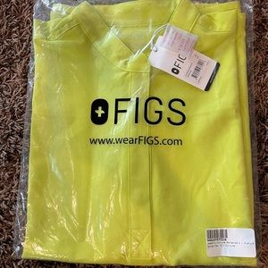 Brand new - Figs - limited edition - citrine Rafaela oversized scrub top